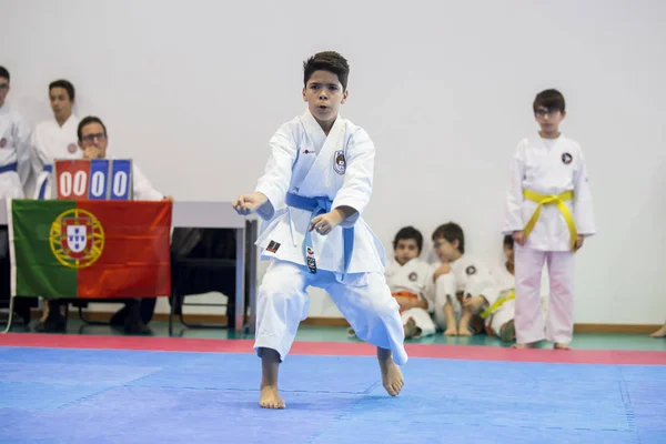 Bir Vila Nova Gaia Portekiz Kasım 2017 Karate Olay Karate — Stok fotoğraf