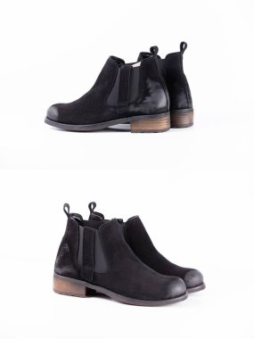 Grup beyaz arka plan, izole ürün, rahat ayakkabı ayakkabı.