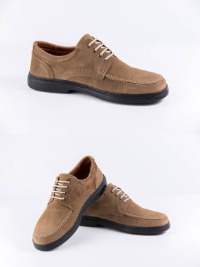 Grup beyaz arka plan, izole ürün, rahat ayakkabı ayakkabı.