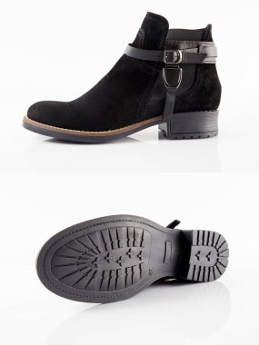 Grup beyaz arka plan, izole ürün, rahat ayakkabı ayakkabı.