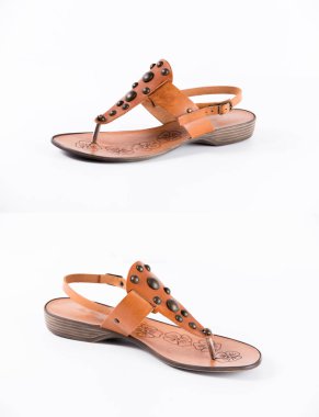 Grup beyaz arka plan, izole ürün, rahat ayakkabı ayakkabı.