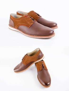 Grup beyaz arka plan, izole ürün, rahat ayakkabı şık Ayakkabı.