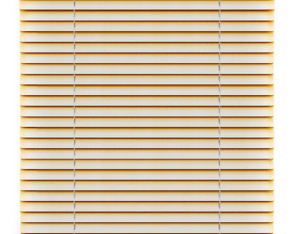 Χρυσή οριζόντιες περσίδες παράθυρο διακόσμηση εσωτερικών του δωματίου — Φωτογραφία Αρχείου