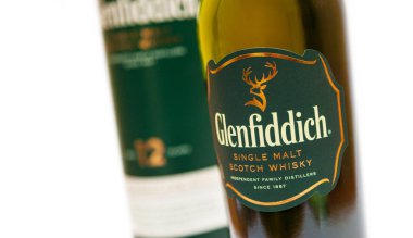 Glenfiddich tek malt scotch viski şişe