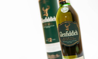 Glenfiddich tek malt scotch viski şişe