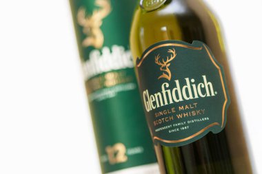 Glenfiddich tek malt scotch viski şişe