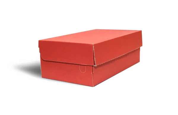 सफेद पृष्ठभूमि पर अलग ढक्कन के साथ कार्डबोर्ड बॉक्स — स्टॉक फ़ोटो, इमेज