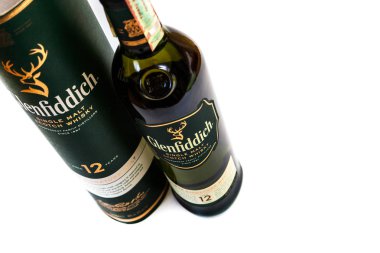 Glenfiddich tek malt scotch viski şişe