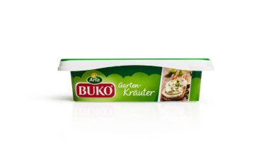 Arla Buko krem peynir tadı fesleğen ve limon ile