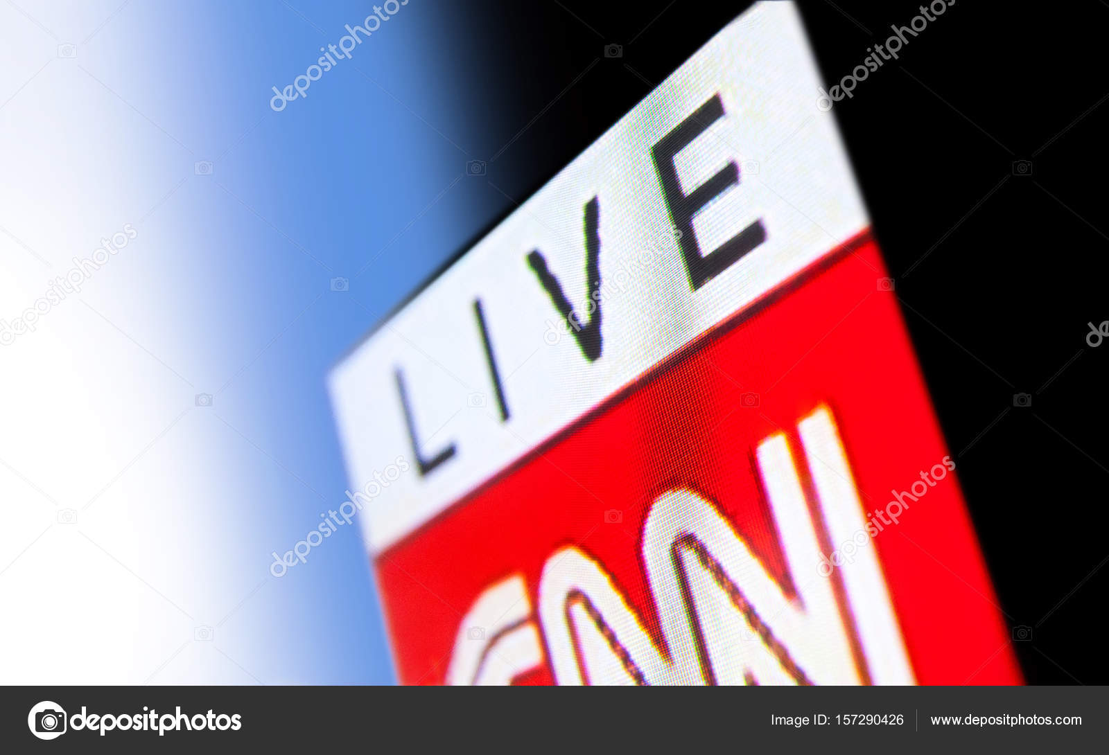 Photo Of Cnn Logo On A Tv Monitor Screen Stock Editorial Photo C Slaystorm 157290426