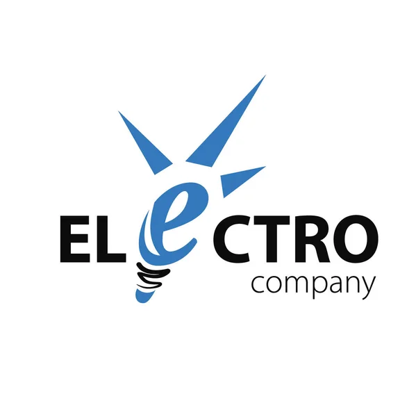 Elektromos cég vektor logo — Stock Vector