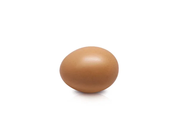 Yumurta beyaz arka plan üzerinde kesme izole — Stok fotoğraf
