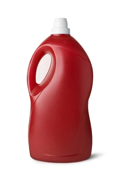 Červená plastová láhev — Stock fotografie