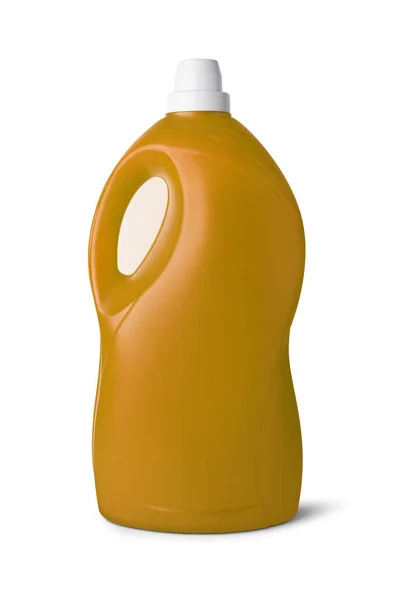 Bouteille plastique jaune — Photo