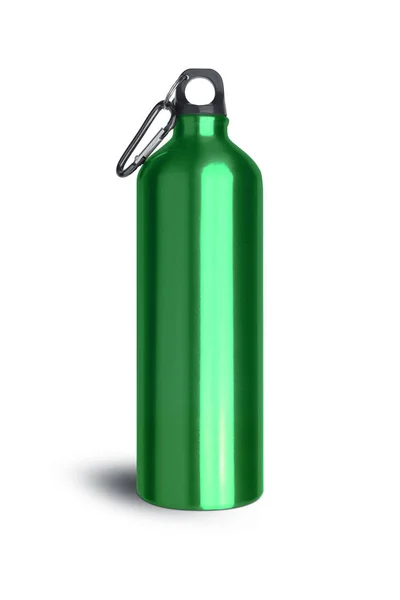 金属绿色水瓶 — 图库照片