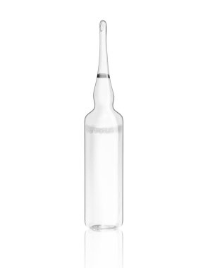 tıbbi ampul beyaz izole