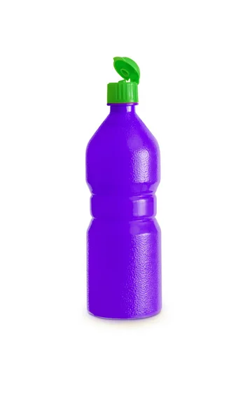 Deep Purple Plastiksaft, Sirupflasche — Stockfoto