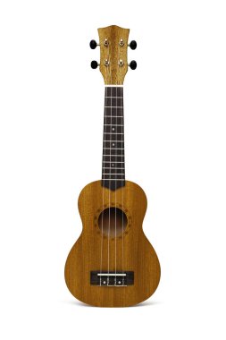 Kahverengi ukulele gitar
