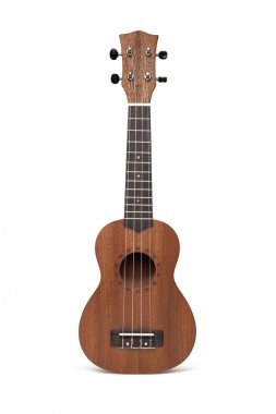 Kahverengi ukulele gitar