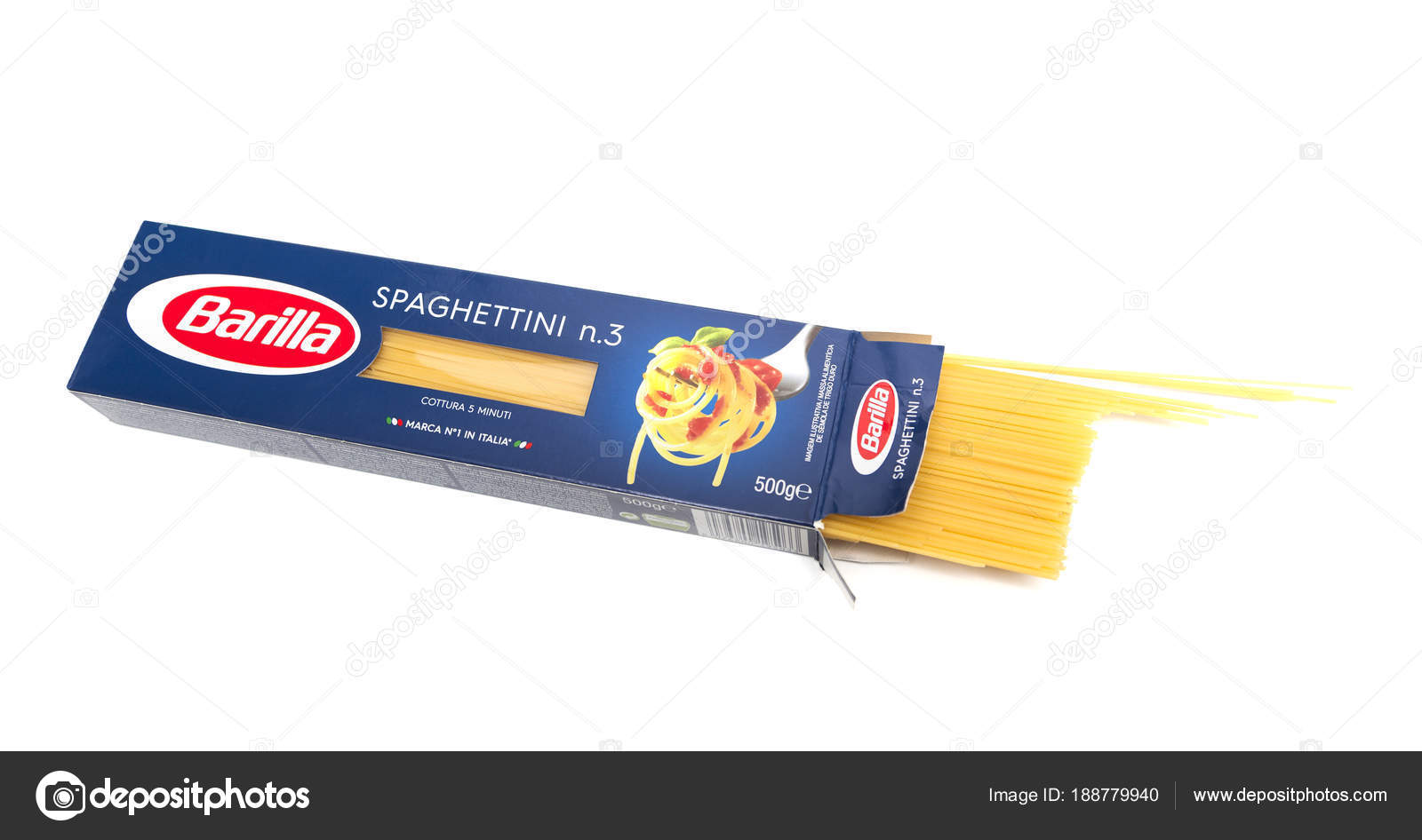 Open Packaging Of Barilla Spaghetti N 3 Italian Pasta On White B Stock Editorial Photo C Slaystorm