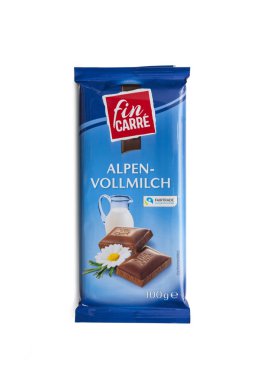 Carre marka değerli sütlü çikolata yüzgeç