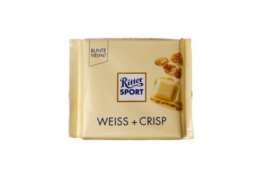 Ritter Spor Çikolatası Siyah arka planda izole