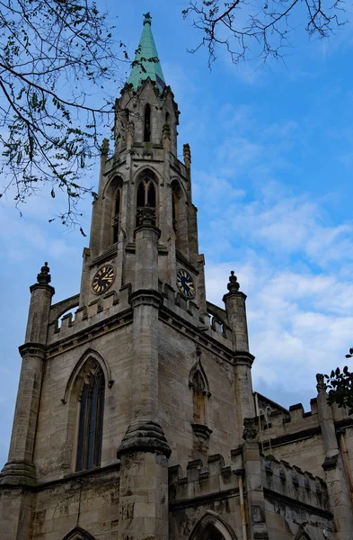 Esta Iglesia Construida Piedra Abadía Roche Diseño Neogótico Fue Terminada —  Fotos de Stock