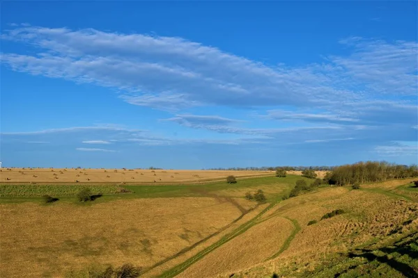 Yorkshire Wolds Way National Trail Yorkshire England Som Löper Miles — Stockfoto