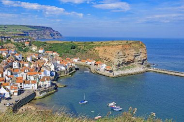 Staithes, İngiltere 'nin Kuzey Yorkshire eyaletinin Scarborough ilçesine bağlı bir köydür. Easington ve Roxby Becks, Staithes Beck ile karşılaşan iki dere, Scarborough ve Redcar ve Cleveland arasındaki sınırı oluşturur..  