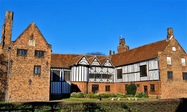 Gainsborough Old Hall in Gainsborough, Lincolnshire is over five hundred years old and one of the best preserved medieval manor houses in England. The hall was built by Sir Thomas Burgh in 1460.