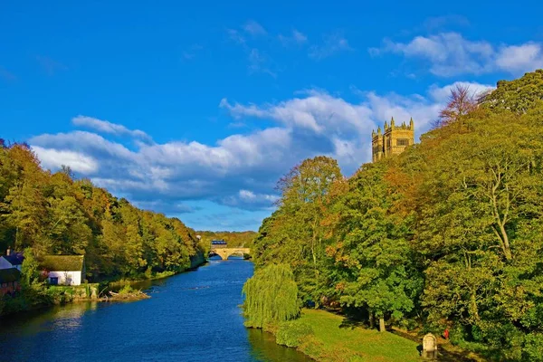 The Cathedral Church of Christ, Blessed Mary the Virgin and St Cuthbert of Durham, and home of the Shrine of St Cuthbert, is a cathedral in the city of Durham, England. The bishop of Durham, is the fourth ranked in the church of England hierachy.