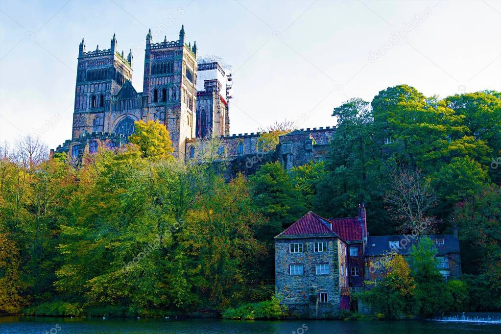 The Cathedral Church of Christ, Blessed Mary the Virgin and St Cuthbert of Durham, and home of the Shrine of St Cuthbert, is a cathedral in the city of Durham, England. The bishop of Durham, is the fourth ranked in the church of England hierachy.