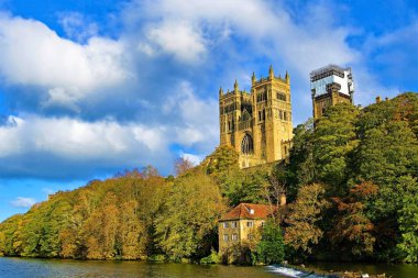The Cathedral Church of Christ, Blessed Mary the Virgin and St Cuthbert of Durham, and home of the Shrine of St Cuthbert, is a cathedral in the city of Durham, England. The bishop of Durham, is the fourth ranked in the church of England hierachy. clipart