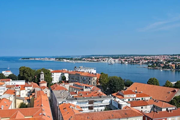 Die Aussicht Von Der Kathedrale Anastacia Der Altstadt Von Zadar — Stockfoto