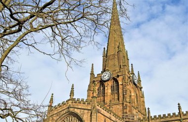 All Saints Kilisesi, Rotherham, nam-ı diğer Rotherham Minster, Church Street, Rotherham, Güney Yorkshire, İngiltere 'de bulunur. Pevsner burayı 