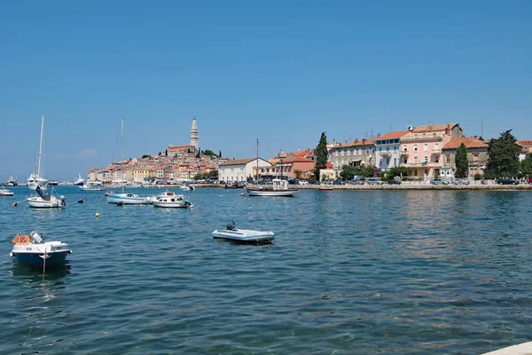 Rovinj Jednou Devíti Osad Oficiálně Označených Jako Města Okrese Istrie — Stock fotografie
