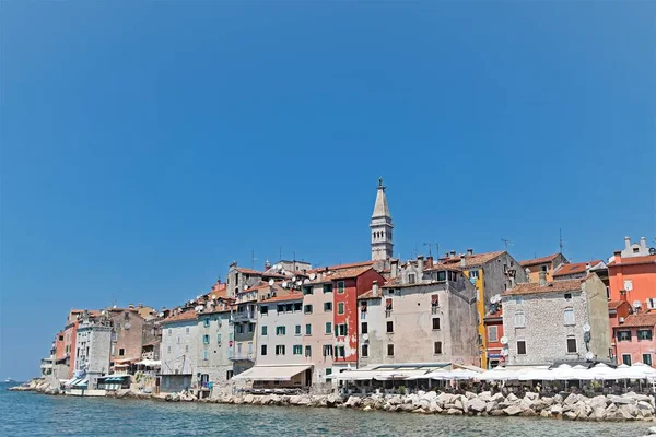 Rovinj Ist Eine Von Neun Ortschaften Die Offiziell Als Städte — Stockfoto