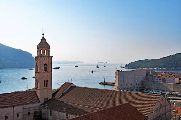 Dubrovnik City Adriatic Sea Southern Croatia One Most Prominent Tourist — Stock Photo, Image
