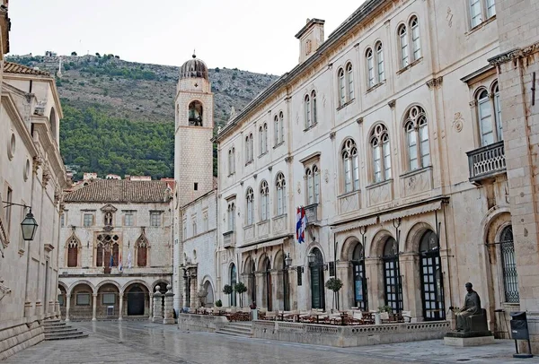 Dubrovnik Een Stad Aan Adriatische Zee Het Zuiden Van Kroatië — Stockfoto