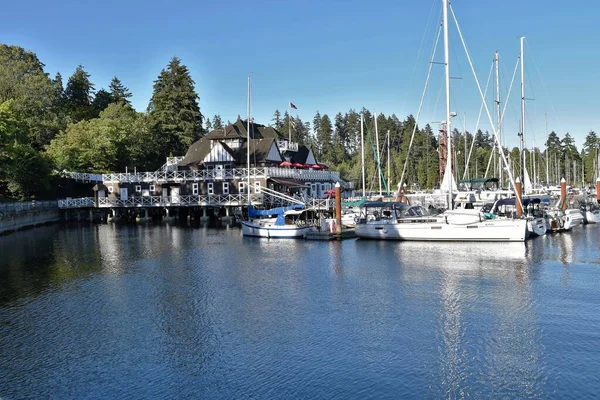 Vancouver Coastal Seaport City Western Canada Located Lower Mainland Region — Stock Photo, Image