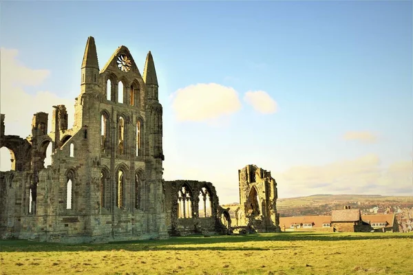 Whitby Abbey Ist Ein Christliches Kloster Aus Dem Jahrhundert Das — Stockfoto