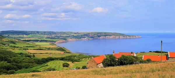 Ravenscar Ist Einer Der Faszinierendsten Orte Der Küste Yorkshires Für — Stockfoto