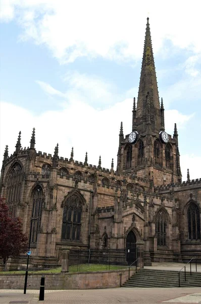 Rotherham Minster Permanece Lockdown Tendo Sido Aberto Para Adoração Por — Fotografia de Stock