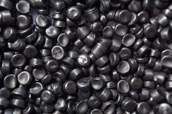 Крупный план пластиковых полимерных гранул. полимерные гранулы
.