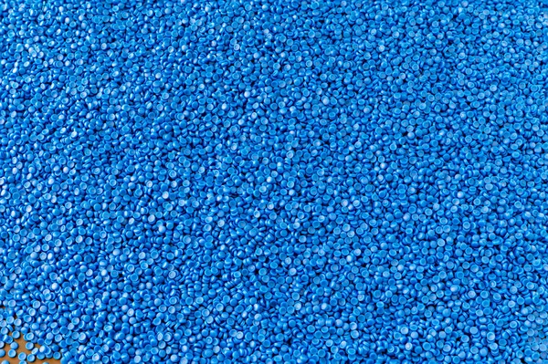 Close-up of plastic polymer granules. polymer plastic. compound