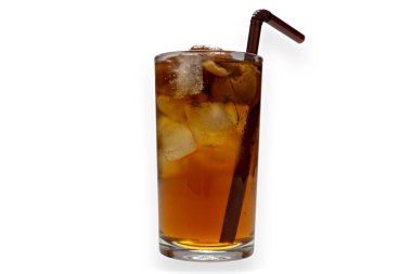 Beyaz arka planda yalıtılmış longan suyu, yaz meyve suyu, Tayland meyvesi, alkolsüz meyve suyu, kırpma yolu ile.