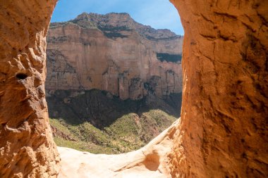 Etiyopya, Tigray Bölgesi 'ndeki Aona Yemata Guh' un monolitik kilisesinden görüntüler