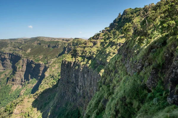 Paisaje Parque Nacional Las Montañas Simien Norte Etiopía — Foto de Stock