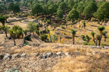 Cantona, Puebla, Meksika - çok az ziyaretçisi olan bir mezoamerikan arkeolojik sitesi