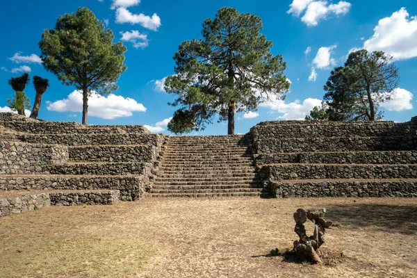 Cantona Puebla México Sitio Arqueológico Mesoamericano Con Pocos Visitantes —  Fotos de Stock